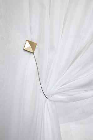 Магніти для штор і гардин (117м) Квадрат набір 2 шт Злотистий (81-028) Київ