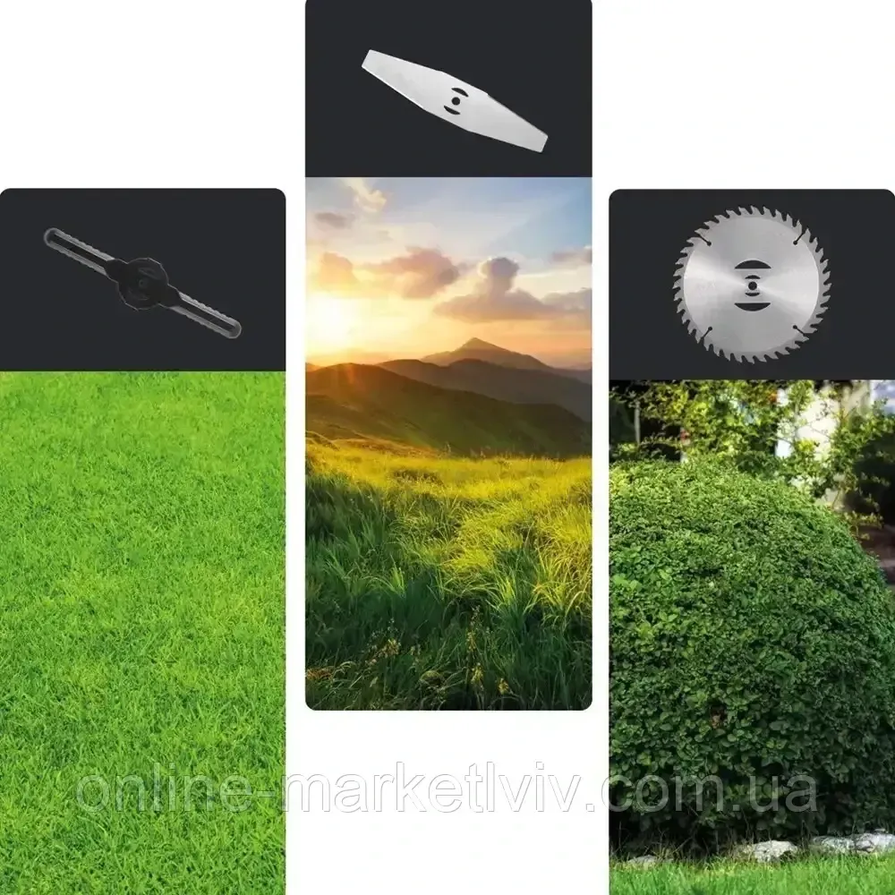 Набір акумуляторний для саду 2в1+2 АКБ 48V SBR Київ - фото 4