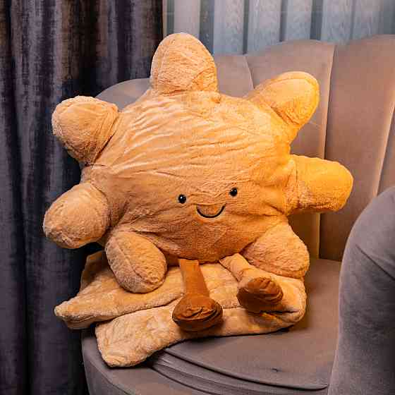 М'яка іграшка-подушка з пледом Сонечко 110×140 (см) 520-21S Коломия