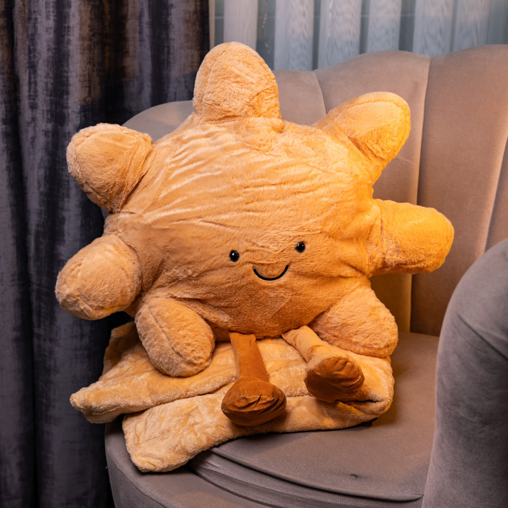 М'яка іграшка-подушка з пледом Сонечко 110×140 (см) 520-21S Коломыя - изображение 2