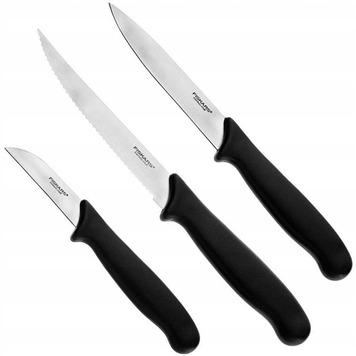 Набор Кухонных Ножей для чистки 3 предмета Fiskars 