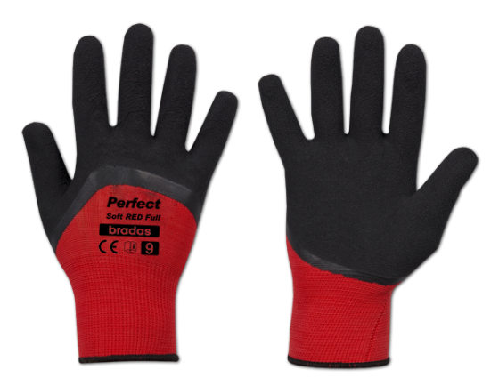 Перчатки защитные PERFECT SOFT RED FULL латекс, размер 9, RWPSRDF9 Киев