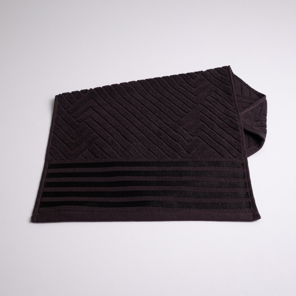 Полотенце для рук и лица махровое SOFT GM Textile 40х70см 500г/м2 (Шоколадный) Сумы - изображение 3