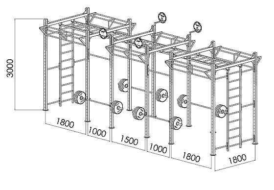 Кроссфит станция V`Noks EXO 12-4 Киев