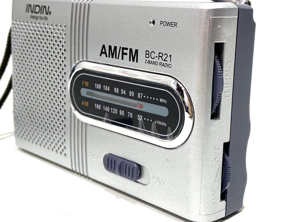 Радіоприймач міні Indin на батарейках 10х7 см (8165) Чернігів - фото 4