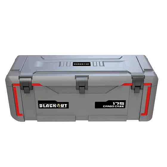 Экспедиционный кейс для авто BLACKOUT 175L (1200 мм) ударопрочный, серый багажник на крышу Киев