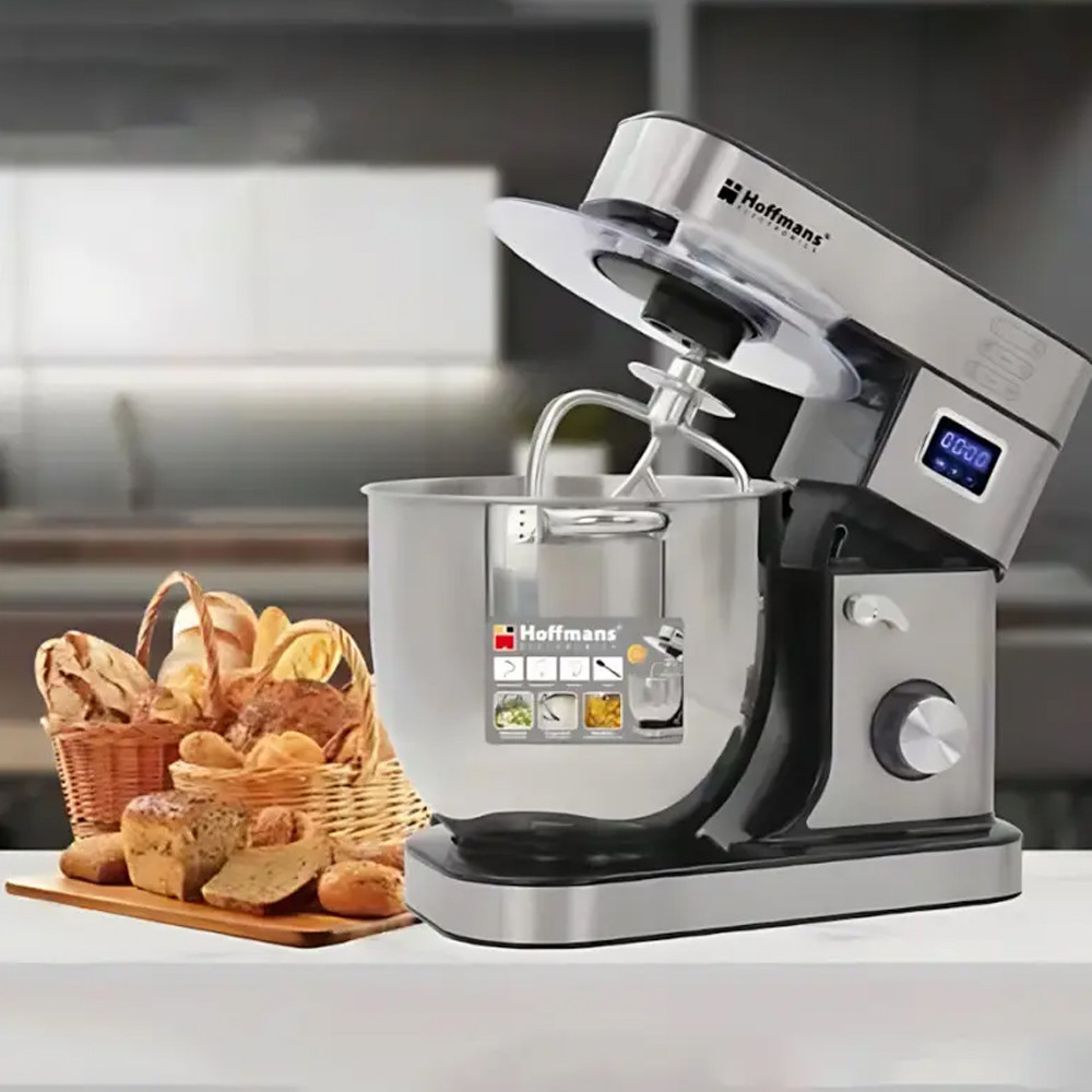 Планетарный миксер 2000Вт (15л) + 3 насадки,Hoffmans HM-8082 SBR Киев - изображение 6