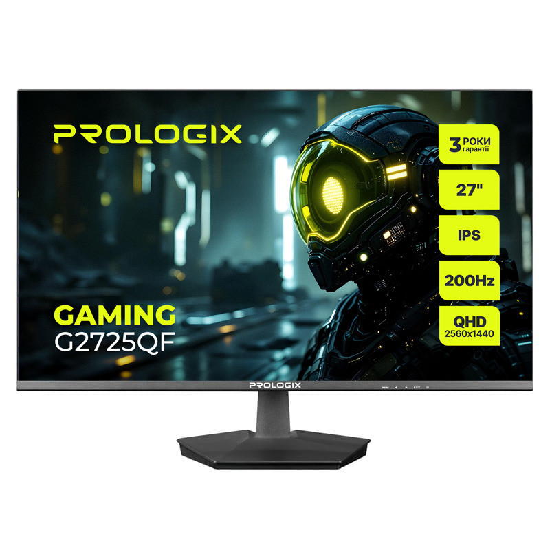 Монітор Prologix Gaming 27" G2725QF IPS Black 200Hz ( 12828 ) Харків - фото 1