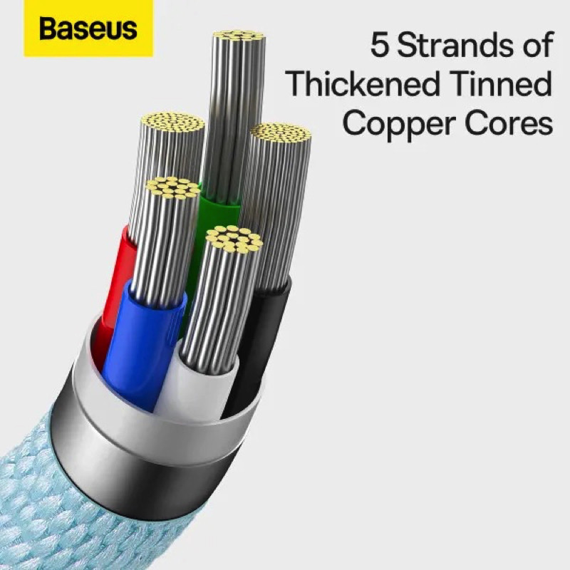Кабель Baseus Gem Fast-Charging Data Cable USB-C to iP 20W 1m Galaxy Blue Київ - фото 10
