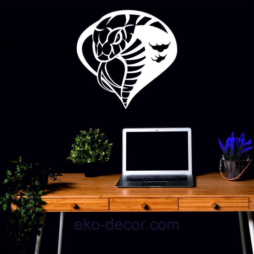 Декоративне настінне Панно «Кора», Декор на стіну 50*50 см, Білий Київ - фото 3