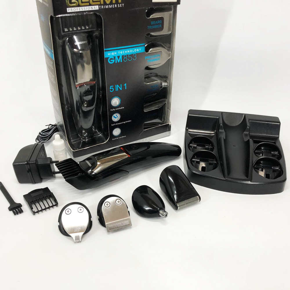 Машинка для стрижки с мощным аккумулятором, Профессиональный беспроводной триммер MI-36 Львов - изображение 10