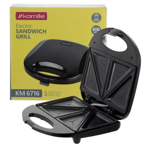 Бутербродниця електрична 800W 6716 KAMILLE Житомир - фото 6