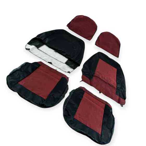 Чохли салону ваз 2108-21099, 2113-2115 (тюнінг) червоні Мукачево