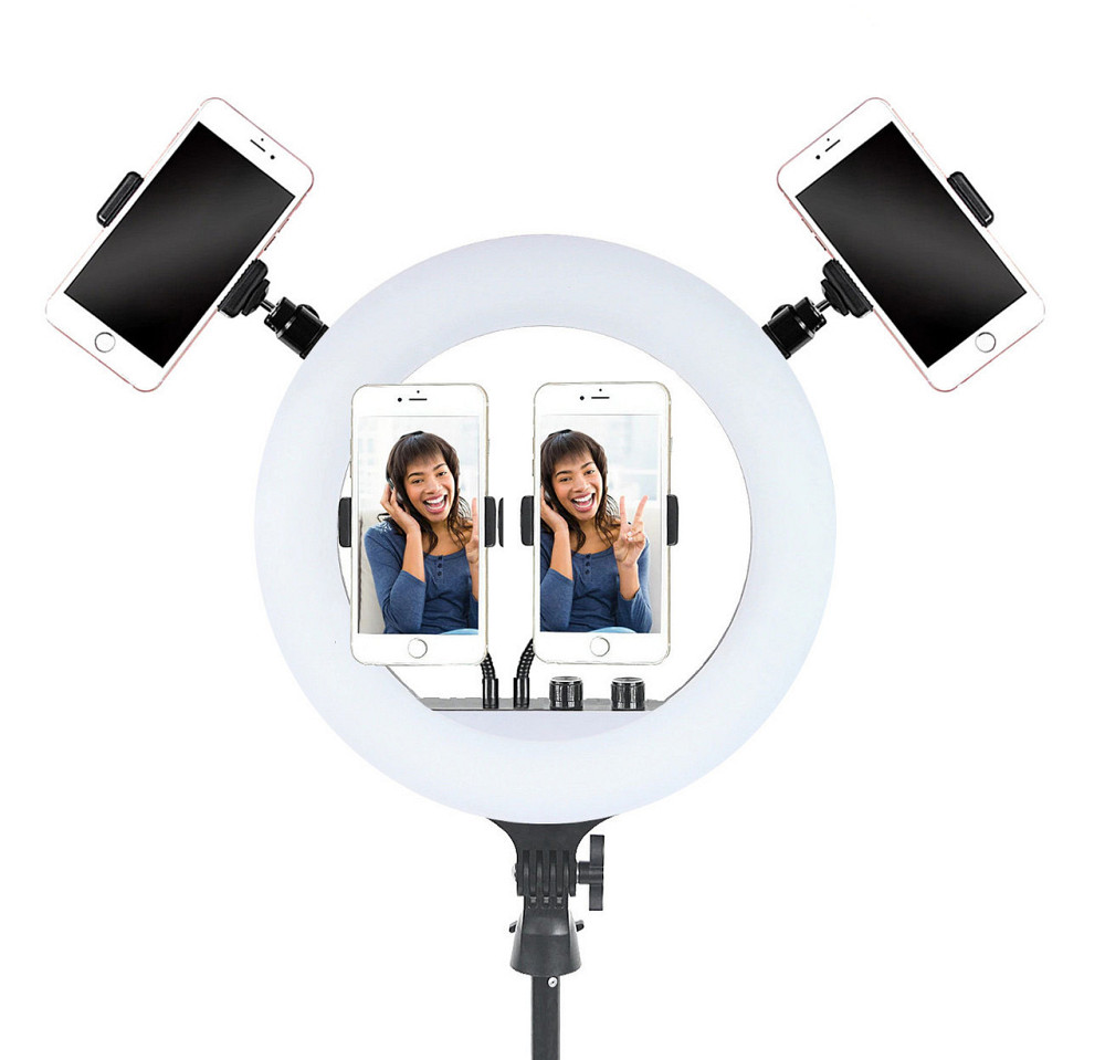 Кільцева лампа 36см LED RL-14 зі штативом 210см AC Prof Київ - фото 2