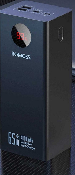 Павербанк швидкий Romoss REA40S Pro QC4.0+PD3.0 65 W 40000 mAh. Київ - фото 1