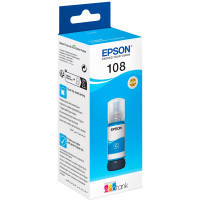 Контейнер з чорнилом Epson 108 EcoTank L8050/L18050 cyan (C13T09C24A) Київ - фото 1