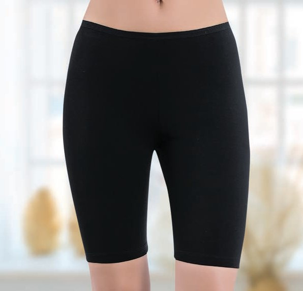 Трусы женские удлиненные однотонные хлопок - чёрные Ozkan 0413 Киев - изображение 3