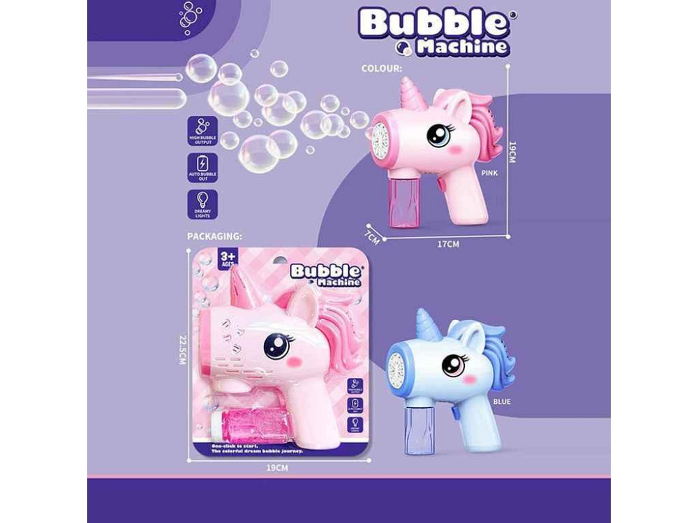 Пістолет з мильними бульбашками Bubble ponycorn ТМ КИТАЙ Київ - фото 1