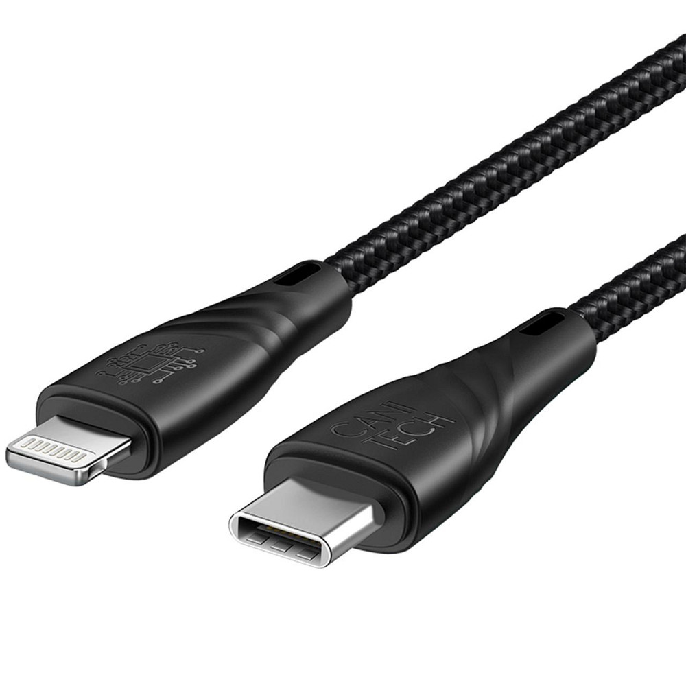 Зарядний кабель USB Type-C з нейлоновим плетенням, сертифікований MFi, кабель Apple Lightning, швидка зарядка (швидше в 2,5 рази) Київ - фото 2