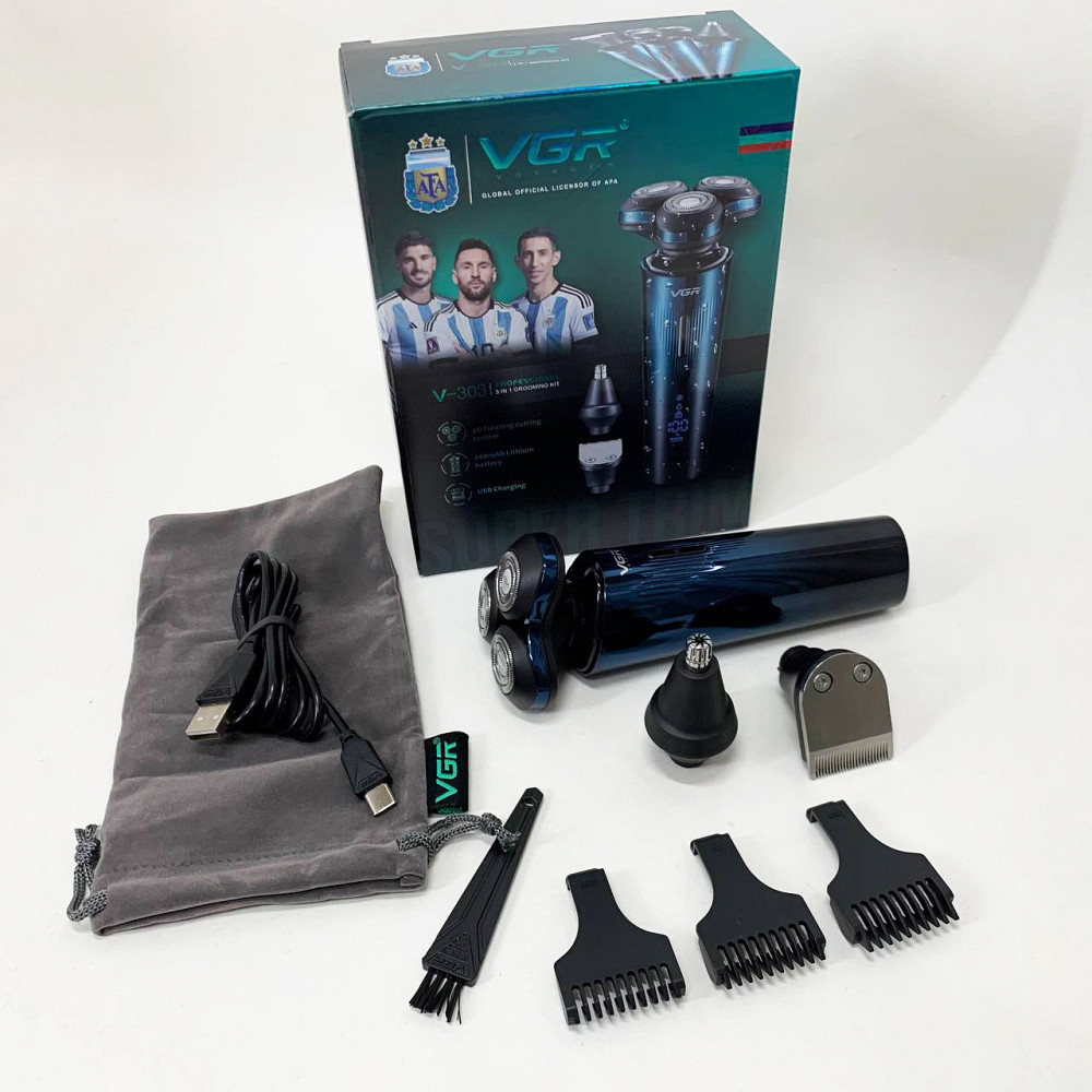 Бритва с аккумуляторным зарядным устройством, Электрическая бритва для качественного бритья AP-26 Львов - изображение 12