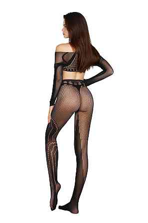 Бодистокинг - Bodystocking 2071, black - One Size Sex Aura Киев