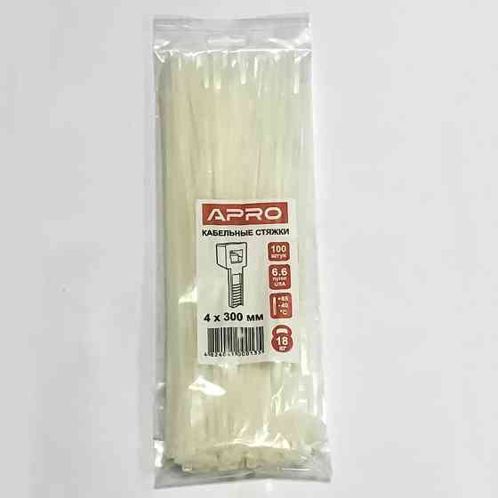 Хомут пластиковий 4*300 мм бiлий, 100 шт Харків