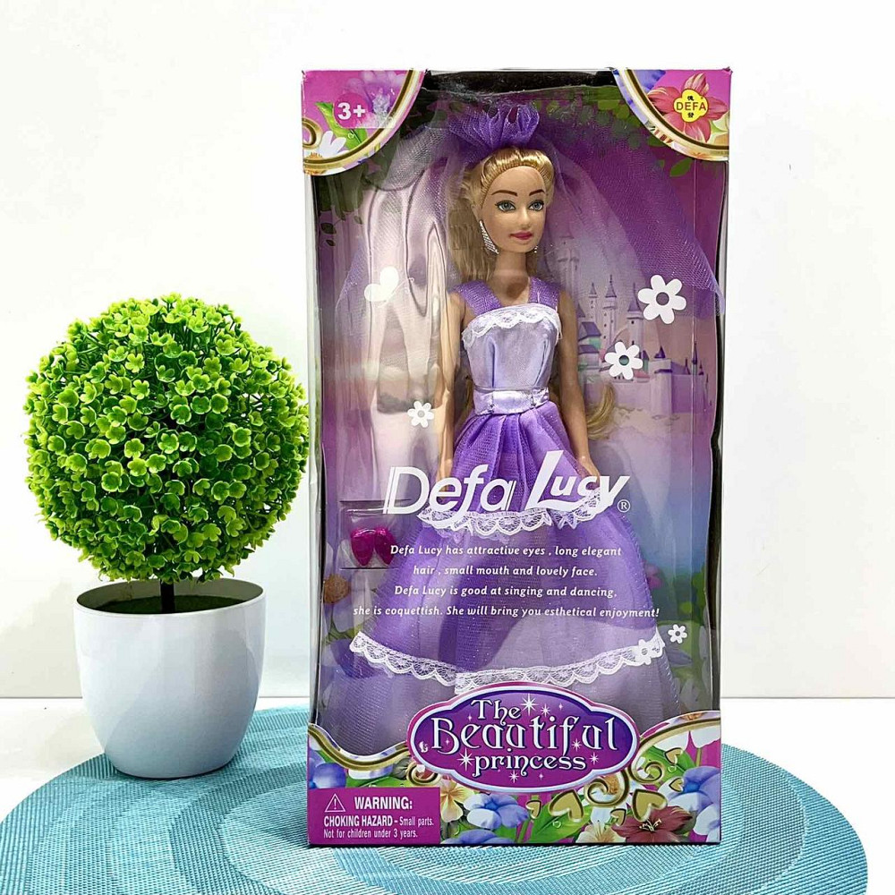 Лялька Defa Ніжна наречена 29см Фіолетова (8065) Чернігів - фото 7