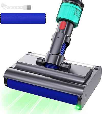 Насадка-моп для Dyson V7 V8 V10 V11 V15 електрична миюча з баком для чистої і брудної води чорна Київ