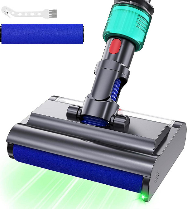 Насадка-моп для Dyson V7 V8 V10 V11 V15 електрична миюча з баком для чистої і брудної води чорна Київ - фото 1