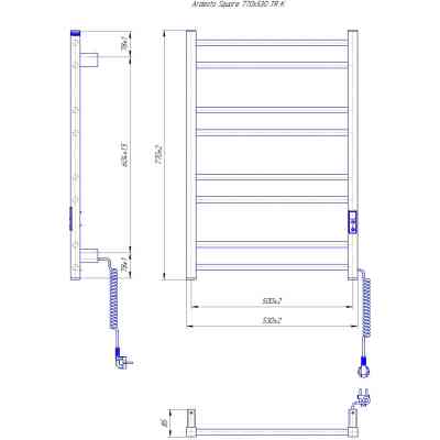 Сушарка для рушників Ardesto Square-TR K (6.1.0702.06.BM) Вінниця