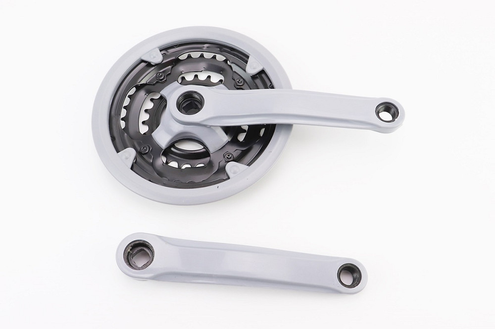 Шатуни "квадрат" 170мм, 42.34.24T MTB, сірі GR 05 (можливі потертості) Київ - фото 1