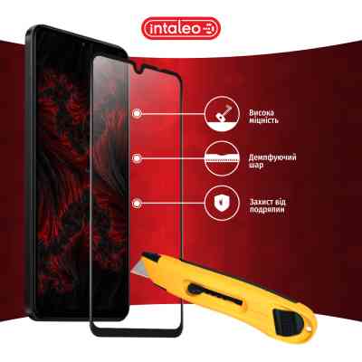 Стекло защитное Intaleo Full Glue Xiaomi Poco C75 Black (1283126608001) Винница