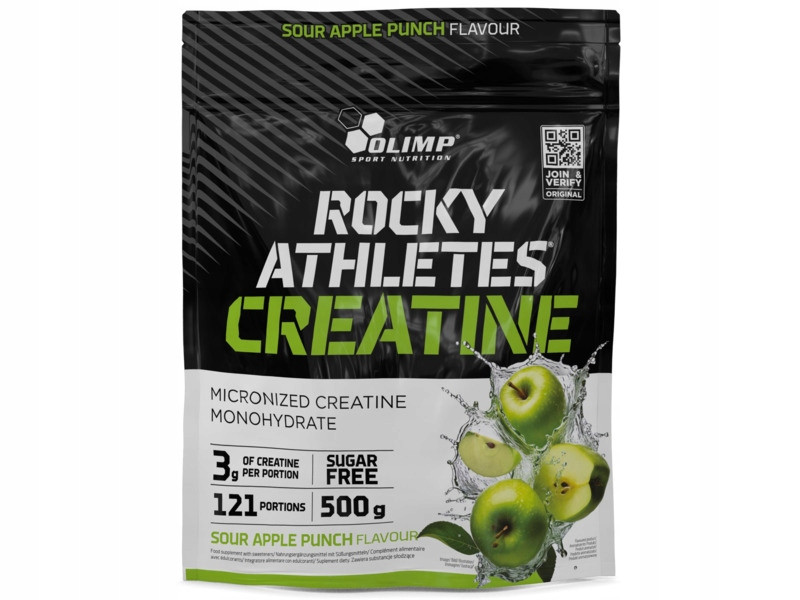 Креатин Olimp Rocky Athletes Creatine 500 г, Apple punch Луцк - изображение 1