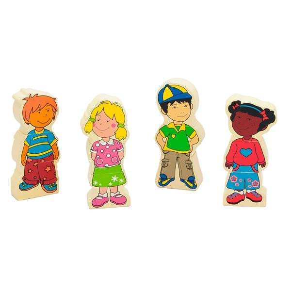 Набір магнітних фігурок Viga Toys Діти (59699VG) Харків - фото 6