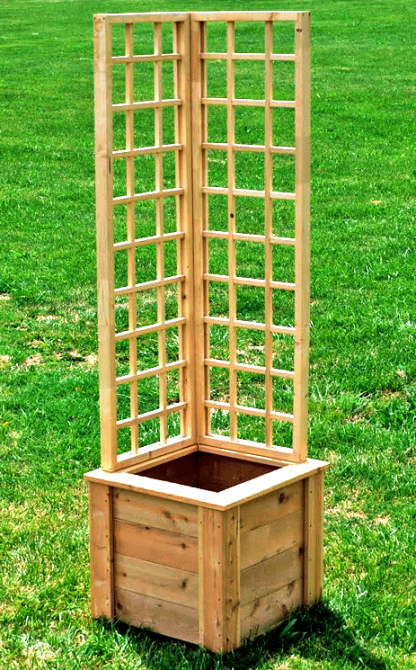 Кашпо зі шпалерою "Тронга" сієна Миколаїв - фото 1