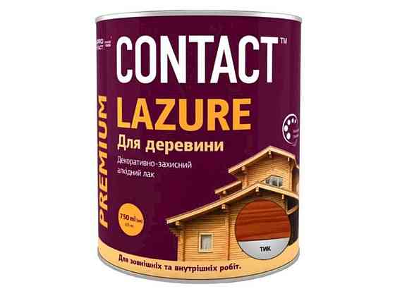 Лазур 0,75л для деревини Тiк ТМ CONTACT Киев