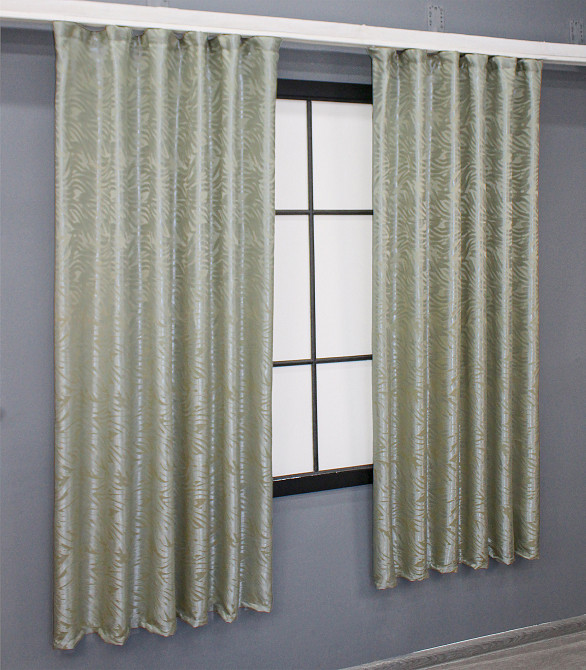 Комплект коротких штор VR-Textil Жаккард Magic № 1602ш Сатин 145х170 см 2 шт (35-0247) Киев - изображение 3