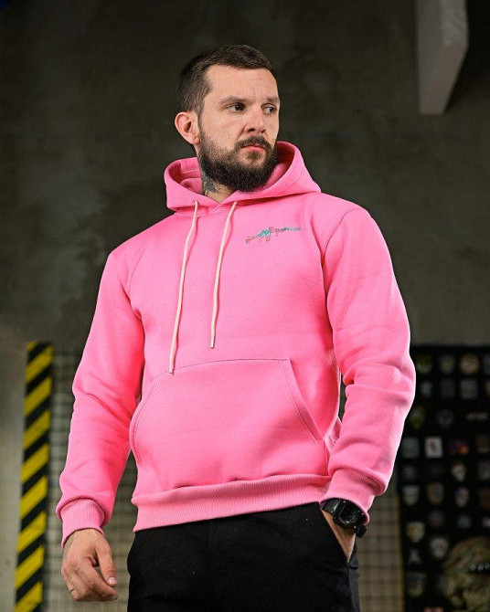 Милитари худи на флисе GENESIS M14 pink ПП8068 Одеса - фото 3