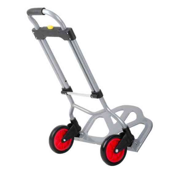 Візок ручний складний, 60 кг, 385×375×960 мм, колеса: 130 мм, сталевий INTERTOOL LT-9006 Киев