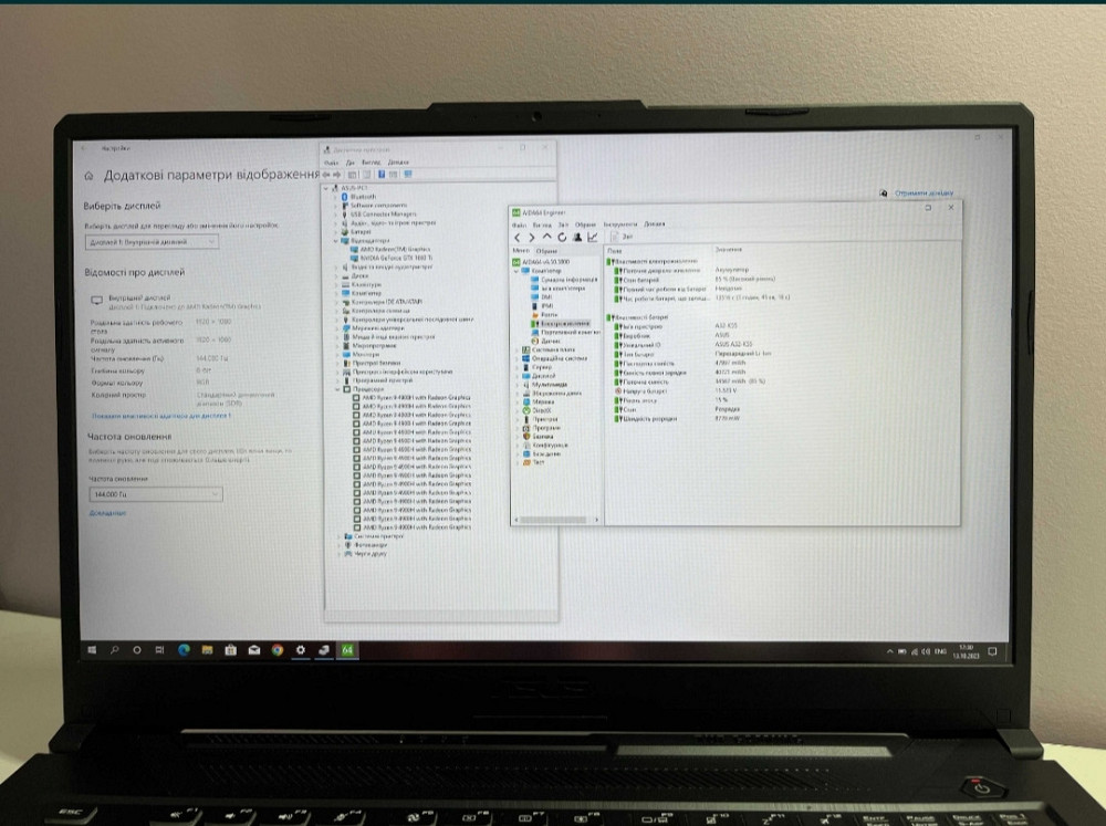 Asus Tuf Gaming 17.3 Ryzen 9 4900H GTX 1660Tib6Gb 144 Hz 16Gb SSD 512Gb. Киев - изображение 8
