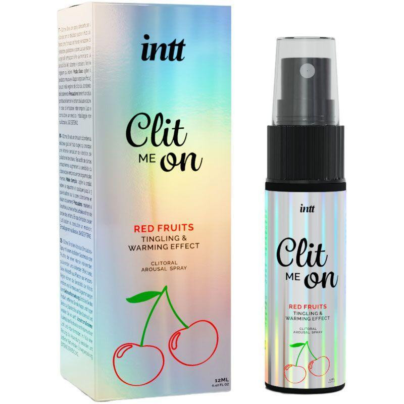 Збуджувальний спрей для клітора Intt Clit Me On Red Fruits Warming Effect 12 мл, зігріваючий ефект Sex Aura Київ - фото 1