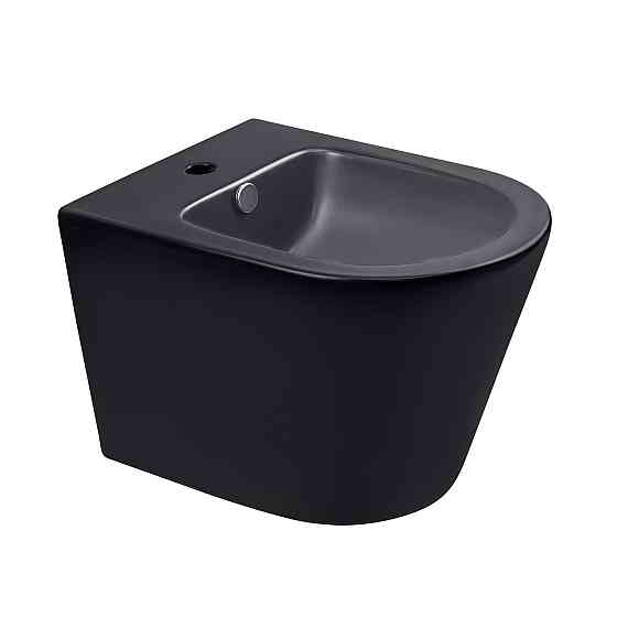 Біде підвісне Qtap Scorpio 515x360x345 Matt black QT1455053FMB Київ