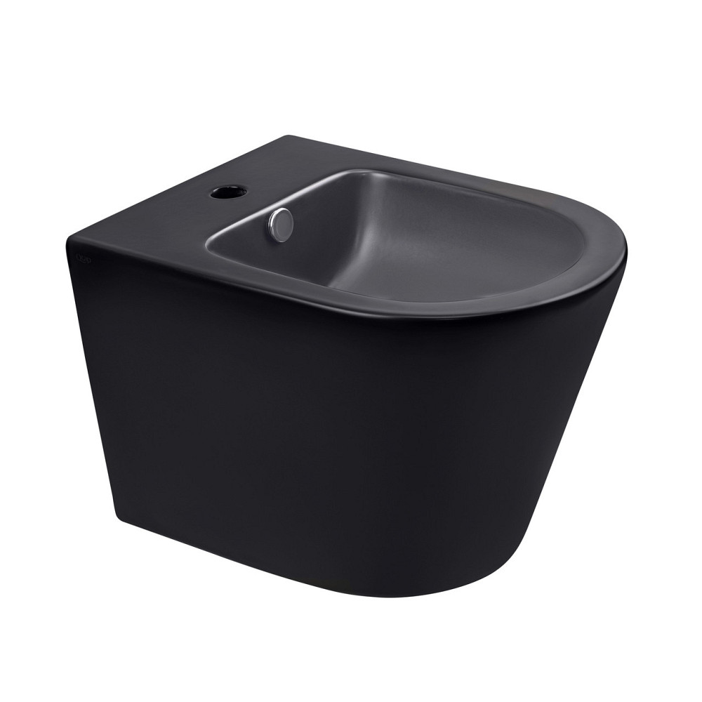 Біде підвісне Qtap Scorpio 515x360x345 Matt black QT1455053FMB Київ - фото 1