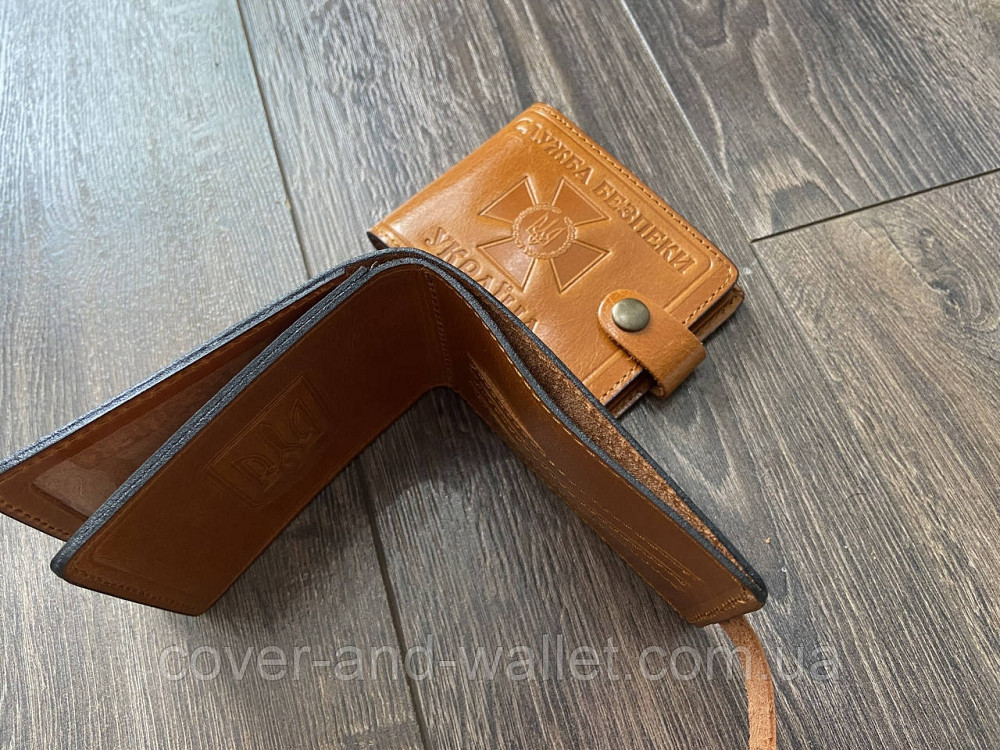 Шкіряна обкладинка пормтоні на посвідчення "СБУ"  P_Leather Київ - фото 7