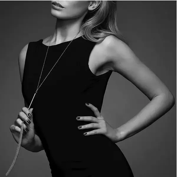 Ланцюжок-батіг на шию Bijoux Indiscrets MAGNIFIQUE Necklace Whip - Gold, прикраса для тіла Львів - фото 4