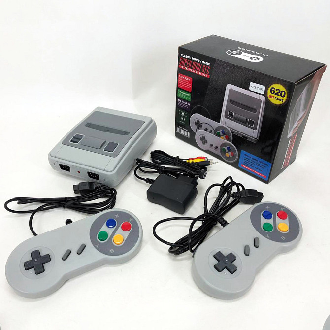 Ігрові приставки тетріс Game Box Dendy Super Mini, Ігрова консоль приставка GK-277 два джойстики Київ - фото 3