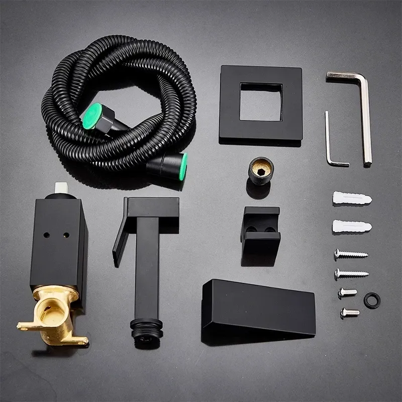 Встроенный смеситель для биде Mixxus PREMIUM GERMANY MARK 002 INNER черный кубический дизайн (MI5982) Черновцы - изображение 6