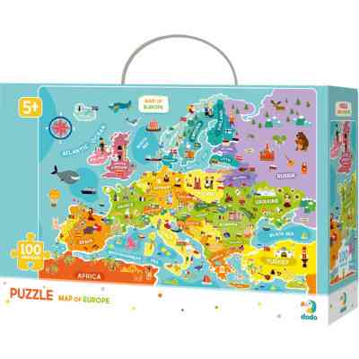 Пазл DoDo Карта Европы (английская версия) (300124) Винница