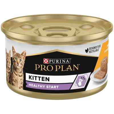 Влажный корм для кошек Purina Pro Plan Kitten С курицей 85 г (8445290673688) Винница