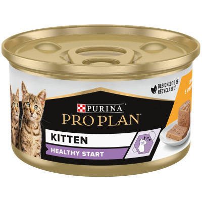 Влажный корм для кошек Purina Pro Plan Kitten С курицей 85 г (8445290673688) Винница - изображение 6